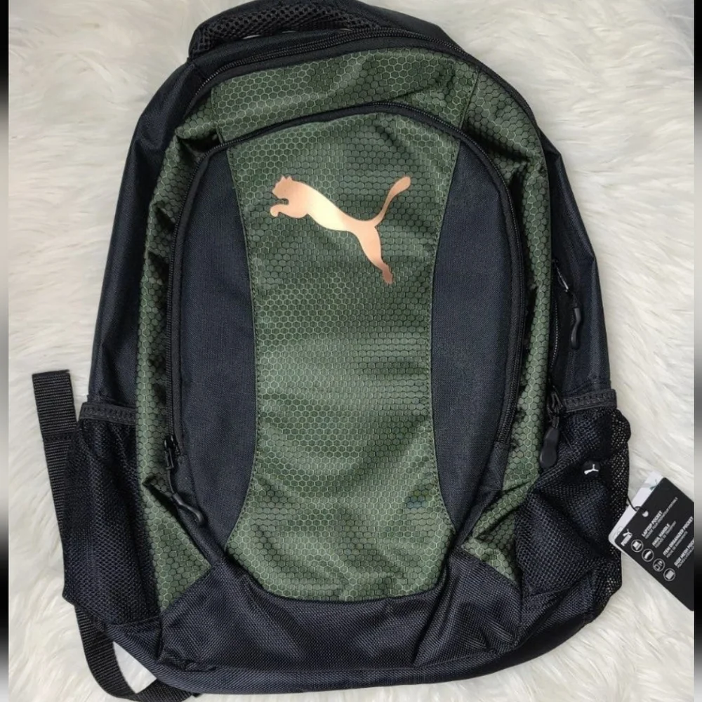🙀PUMA Equivalence Backpack in Dark Green/Black